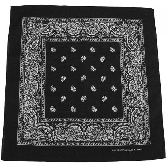 MFH Bandana aus Baumwolle Schwarz