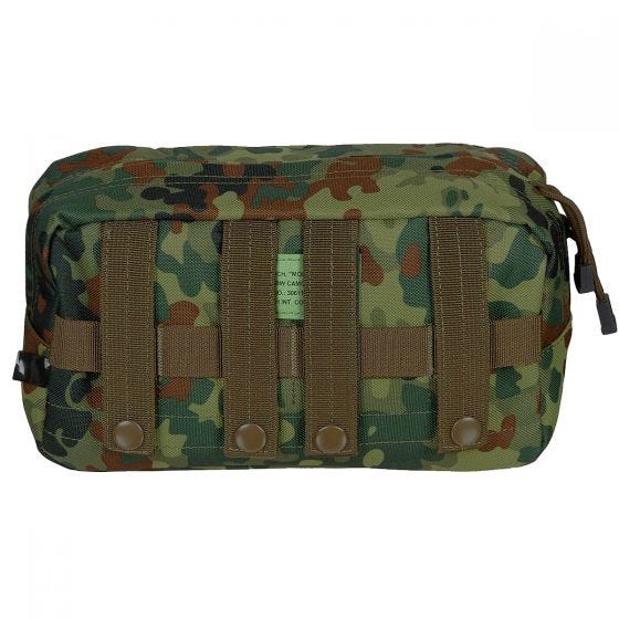 MFH Mehrzwecktasche Groß MOLLE-Befestigungssystem Flecktarn