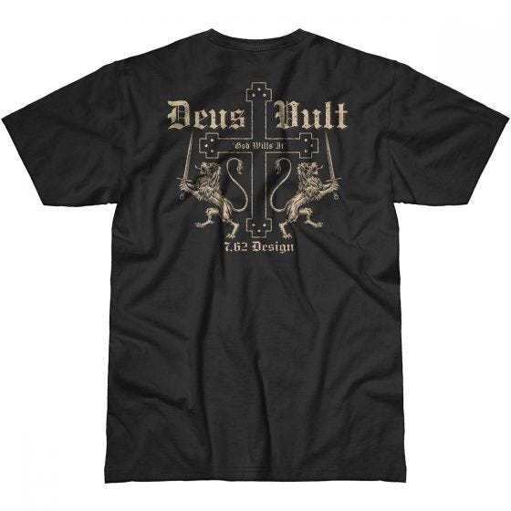 7.62 Design Deus Vult T-Shirt Schwarz