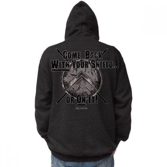 7.62 Design With Your Shield Kapuzenpullover Charcoal Heather