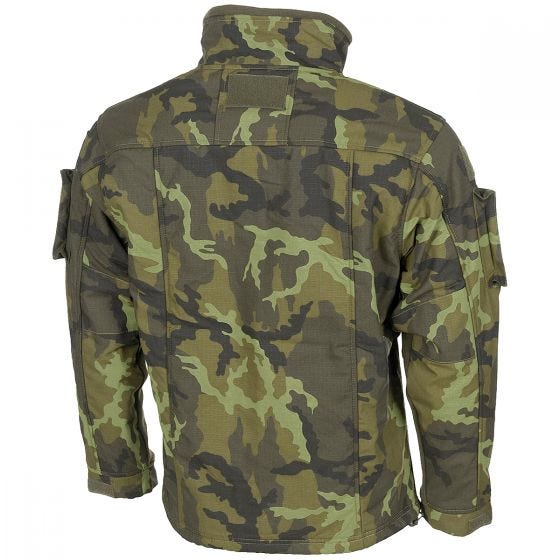 MFH US Combat Fleece-Jacke Czech Woodland