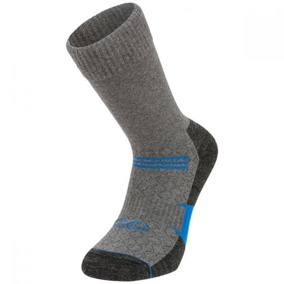 Highlander Base Socken Merinowolle - Grau