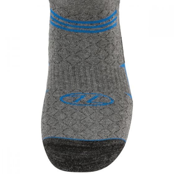 Highlander Base Socken Merinowolle - Grau