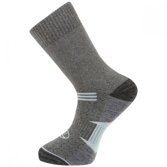 Highlander Trek Socken Baumwolle - Grau