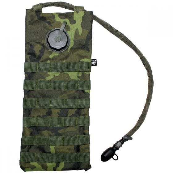 MFH Trinkblase und Tasche mit MOLLE-Befestigungssystem Czech Woodland