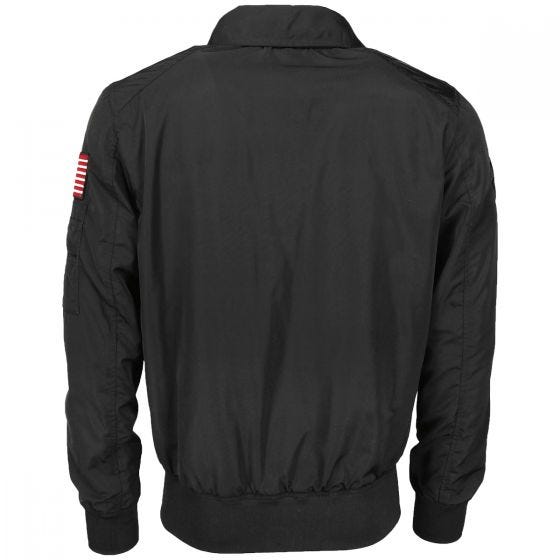 Mil-Tec Top Gun Flight Jacket Hornet Noir