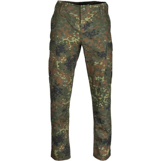 Teesar Hose US BDU Aus Ripstop-Gewebe Slim-Fit-Passform Flecktarn