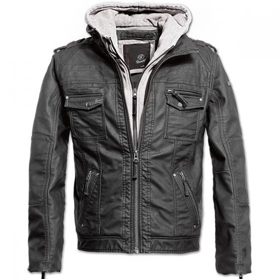 Brandit Black Rock Jacke Schwarz/Grau