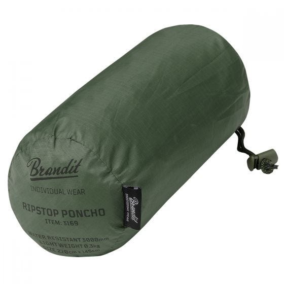 Brandit Poncho Ripstop - Olivgrün