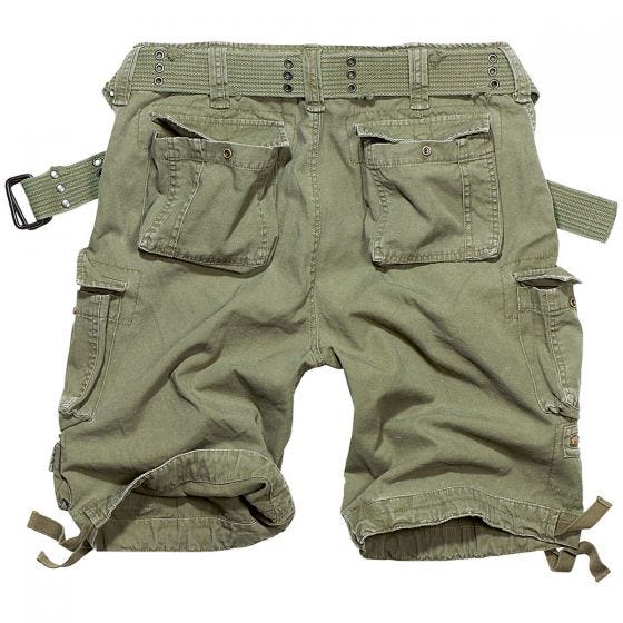 Brandit Savage Vintage Shorts Olivgrün