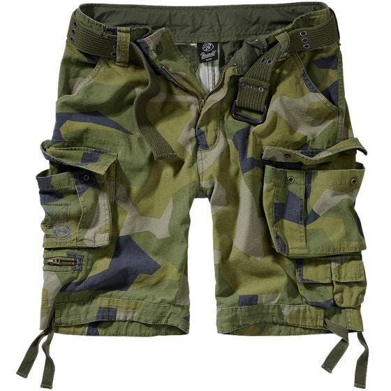 Brandit Savage Vintage Shorts Swedish M90 Camo