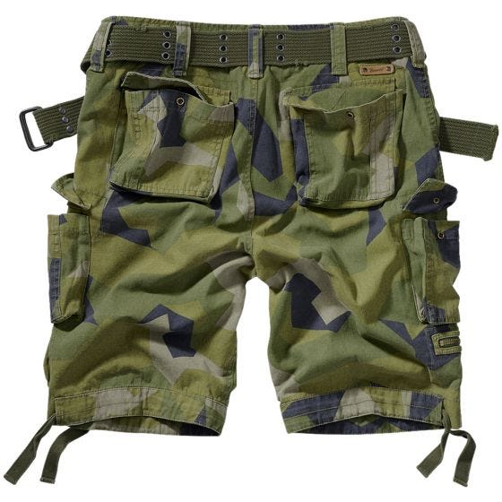 Brandit Savage Vintage Shorts Swedish M90 Camo