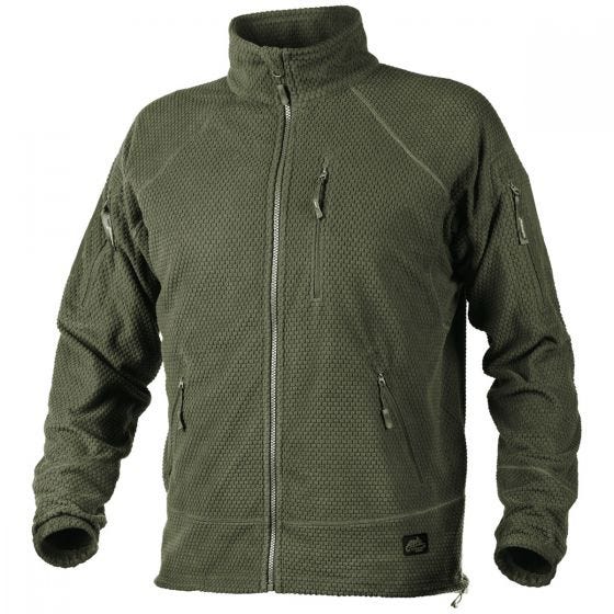 Helikon Alpha Einsatzjacke aus Gitterfleece Olive Green