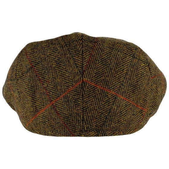 Jack Pyke Schiebermütze aus Wolle-Mix Tweed Brown