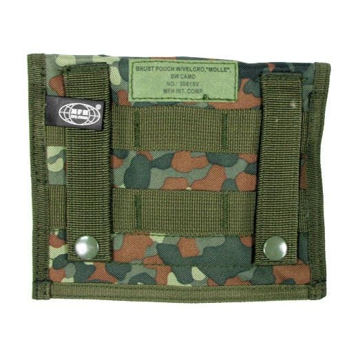 MFH Admin Pouch Organizer-Tasche mit MOLLE-Befestigungssystem Flecktarn