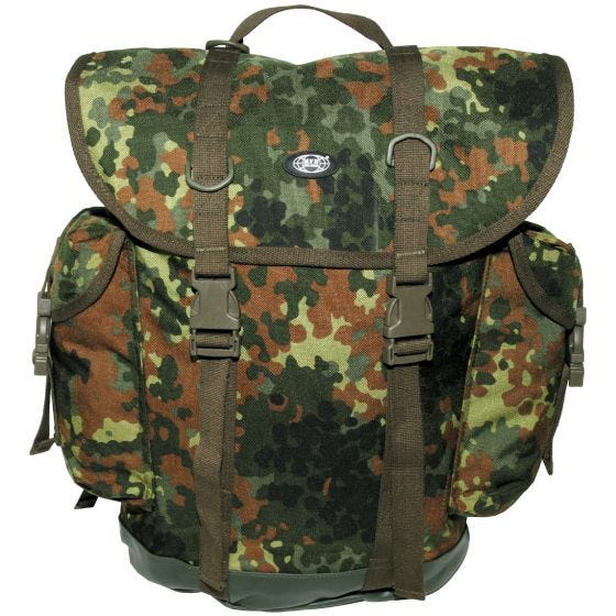 MFH Bundeswehr-Gebirgsrucksack Cordura Flecktarn