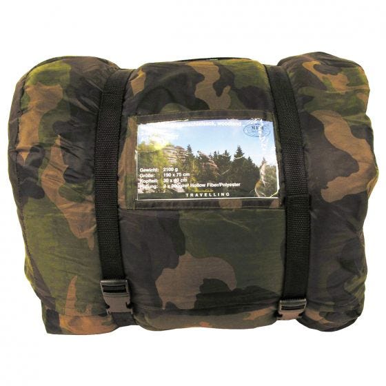 MFH Israelischer Piloten-Schlafsack Woodland Camo