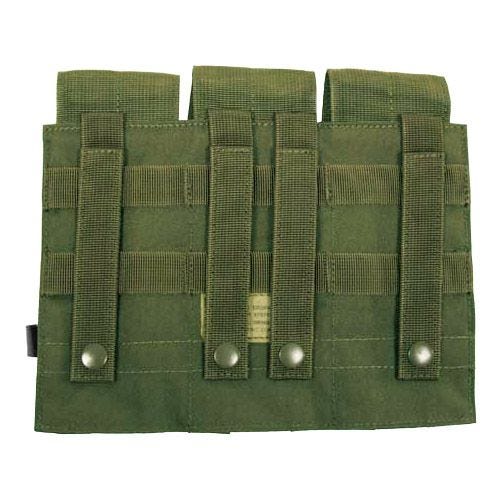 MFH Dreifach-Magazintasche für M4/M16 mit MOLLE-Befestigungssystem Oliv