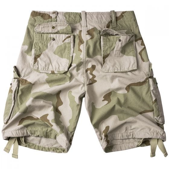 Surplus Airborne Shorts im Vintage-Stil 3-Colour Desert