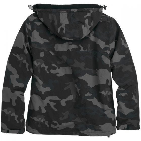 Surplus Windbreaker-Jacke mit Reißverschluss Black Camo