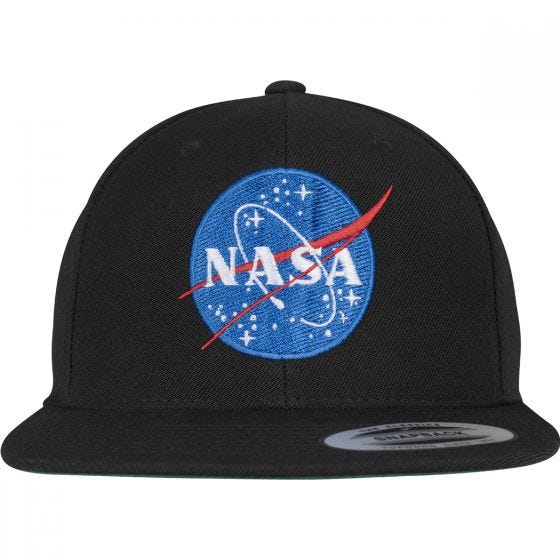 YP NASA Schirmmütze - Schwarz