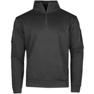 Mil-Tec Taktisches Sweatshirt mit Reißverschluss Schwarz