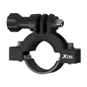 Xcel Halterung für Action Camera 2,3 bis 3,5 cm Durchmesser Schwarz
