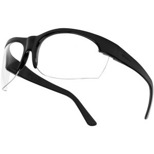 Bolle Super Nylsun III Schutzbrille klare Gläser schwarzes Gestell