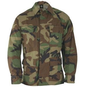Propper Uniform BDU-Jacke aus Baumwoll-Polyester-Ripstop Woodland