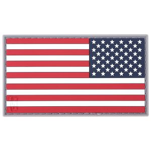 Maxpedition Patch Flagge der Vereinigten Staaten spiegelverkehrt Klein Farbig