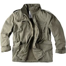 Surplus Paratrooper Winterjacke Olivgrun verwaschen