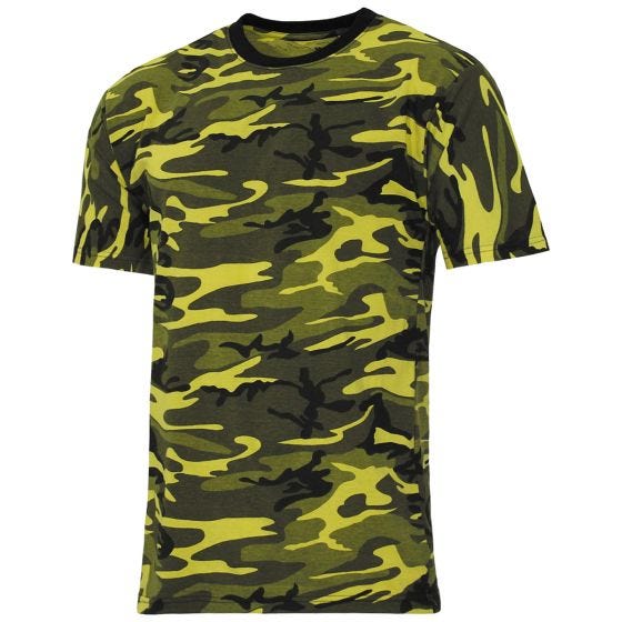 MFH US Streetstyle T-Shirt - Jaune Camo