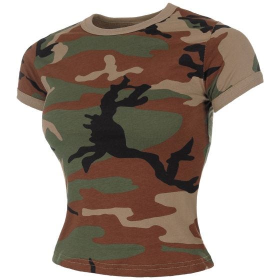 MFH US T-Shirt Damen - Woodland