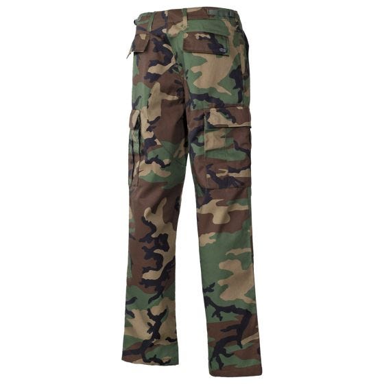MFH US BDU Reinforced Kampfhose - Woodland