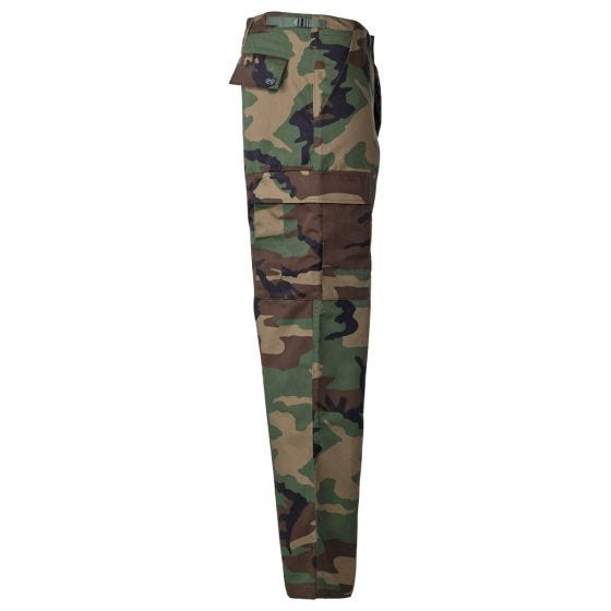 MFH US BDU Reinforced Kampfhose - Woodland