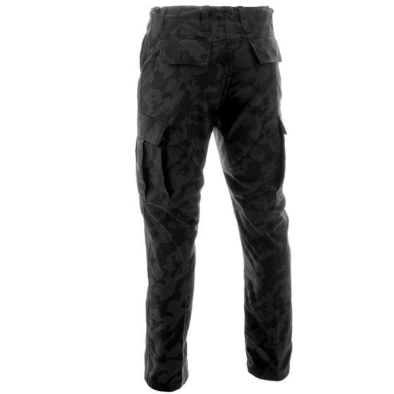 MFH BDU Einsatzhose aus Ripstop Night Camo