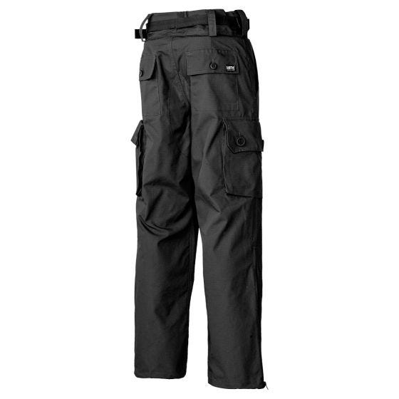 MFH Comando Smock Hose Ripstop - Schwarz