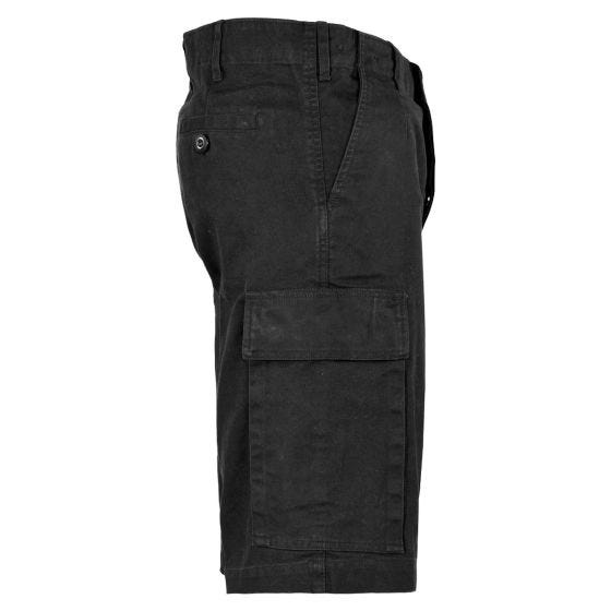 MFH BW Bermuda Shorts - Noir Pierrewashed