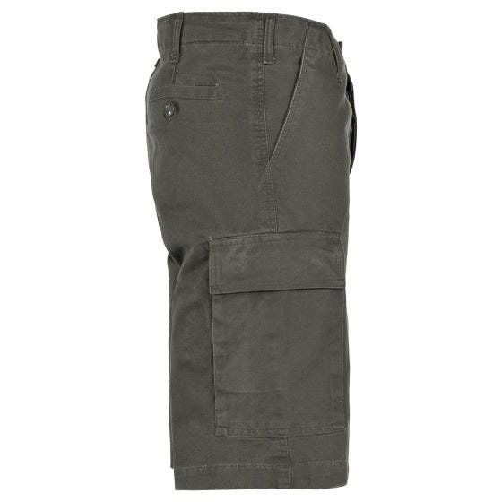 MFH BW Bermuda Shorts - OD Grün Pierrewashed
