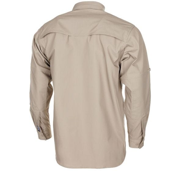 MFH Attack Teflonbeschichtet Langarm-Shirt RipStop - Kaki