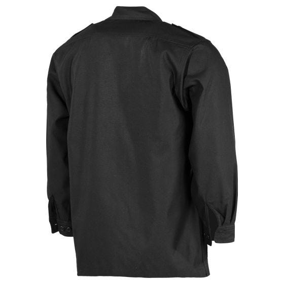 MFH US Langarm-Shirt - Schwarz