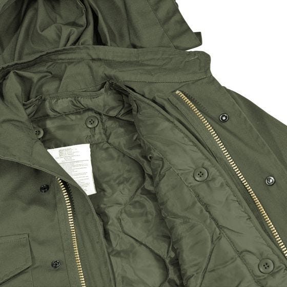 MFH US M65 Feldjacke mit Steppfutter - OD Green
