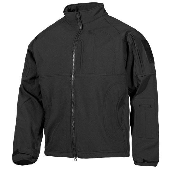 MFH Liberty Softshell-Jacke - Schwarz