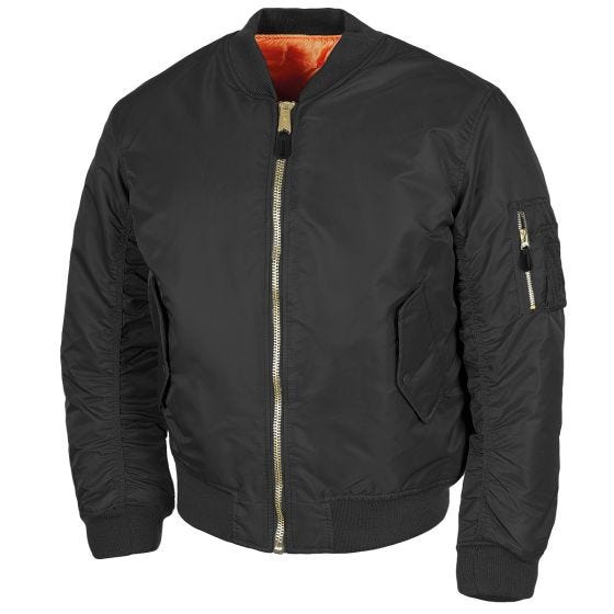 MFH US MA1 Fliegerjacke - Schwarz