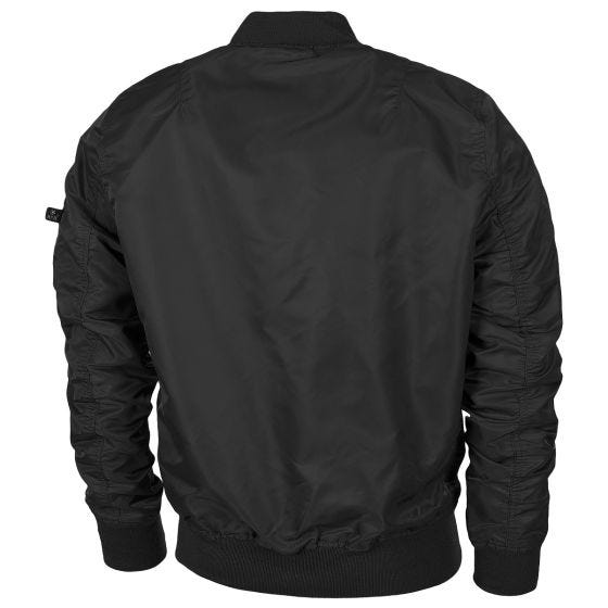 MFH US Airforce MA1 Jacke - Schwarz
