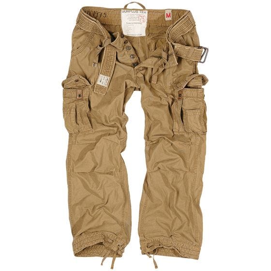 Surplus Premium Hose im Vintage-Stil Coyote