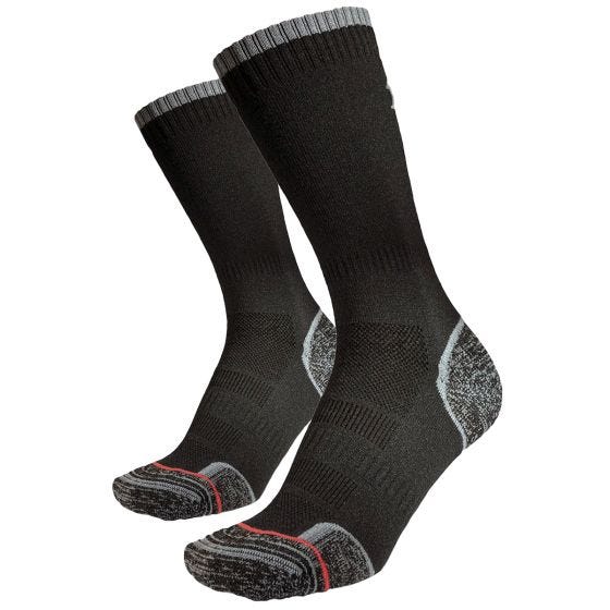 1000 Mile Walk Repreve Single Layer Socken 2 Pack - Navy/Holzkohle