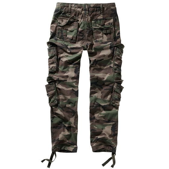 Brandit Pure Slim-Fit-Hose - Woodland