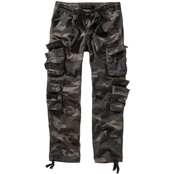 Brandit Pure Slim-Fit-Hose - Dark Camo