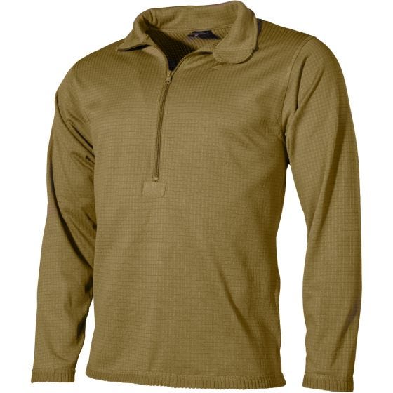 MFH US Level II Gen III Langärmliges Unterhemd Coyote Tan